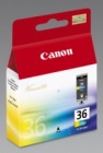 210278 - Cartouches d'encre couleur originales CLI-36C, 1511B001 Canon