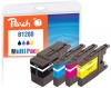 316331 - Peach Multi Pack, XL-Filling, compatible with LC-1280XLVALBP Brother