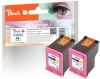 318802 - Peach dvigubas paketas, spausdinimo galvutės, spalvotos, suderinamos su No. 300XL c*2, D8J44AE HP