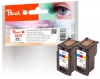 318822 - Peach Double Pack tête d'impression couleur, compatible avec CL-513C*2, 2971B001 Canon