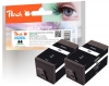 319223 - Peach Twin Pack avec puce compatible avec No. 920XL bk*2, D8J47AE HP