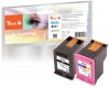 319639 - Peach Multipack compatible avec No. 62XL, C2P05AE, C2P07AE HP