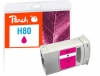 319943 - Peach cartouche d'encre magenta compatible avec 80 M, C4874A HP