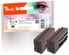 320031 - Peach Twin Pack Ink Cartridge black compatible with No. 711 BK*2, CZ129AE*2 HP