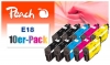 320202 - Peach Pack de 10 cartouches d'encre compatible avec No. 18, C13T18064010 Epson