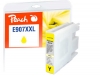 320317 - Peach cartouche d'encre XXL yellow, compatible avec T9074, No. 907XXLY, C13T90744010 Epson