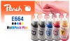 321205 - Peach Spar Pack Plus Tintenpatronen, kompatibel zu No. 664, C13T664640 Epson