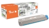 Peach tonercartridge cyaan, compatibel met  OKI 44844507