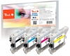 Peach Combi Pack, compatibile con  Brother LC-1100VALBP