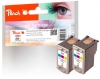 Peach Twin Pack Print-head colour, compatible with  Canon CL-51C*2, 0618B001