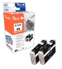 Peach Twin Pack Cartuccia d'inchiostro nero, compatibile con  Epson T1281 bk*2, C13T12814011