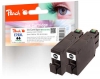 Peach Twin Pack cartouche d'encre noire, compatible avec  Epson No. 79XL bk*2, C13T79014010*2