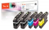 Peach Multi Pack Plus with chip, compatible with  Brother LC-221VALBP