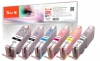 Peach kombinuotas paketas su pilka spalva, XL kiekis, suderinamas su  Canon PGI-550XL, CLI-551XL