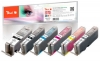 Peach Combi Pack with grey, XL-Yield compatible with  Canon PGI-570XL, CLI-571XL