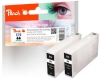 Peach Twin Pack cartouche d'encre noire, compatible avec  Epson No. 79 bk*2, C13T79114010*2