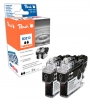 Peach Twin Pack Cartuccia d'inchiostro nero, compatibile con  Brother LC-3213BK*2