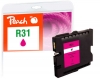 Peach cartouche d'encre magenta compatible avec  Ricoh GC31M, 405690