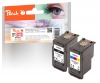 Peach kombinuotas paketas, suderinamas su  Canon PG-560XLBK, CL-561XLC, 3712C006