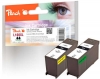 313862 - Twin Pack Peach, 2 cartucce inkjet nero, con chip, compatibile con No. 100XLBK*2, 14N1068E, 14N1092 Lexmark