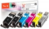 320521 - Multi Pack Peach, compatibile con PGI-525, CLI-526, 4541B006 Canon
