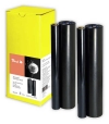 312863 - 2 Peach Thermal Transfer Rolls, compatible with KX-FA136X Panasonic