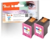 318843 - Peach Double Pack tête d'impression couleur, compatible avec No. 301 c*2, CH562EE*2 HP