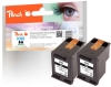 319611 - Peach Double Pack tête d'impression noir, compatible avec No. 302 bk*2, F6U66AE*2 HP
