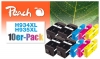 319838 - Peach 10er-Pack Tintenpatronen kompatibel zu No. 934XL, No. 935XL, C2P23A, C2P24A, C2P25A, C2P26A HP