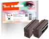 320031 - Peach Twin Pack cartouche d'encre noire compatible avec No. 711 BK*2, CZ129AE*2 HP