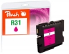 320501 - Peach cartouche d'encre magenta compatible avec GC31M, 405690 Ricoh