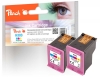 320944 - Peach dvigubas paketas, spausdinimo galvutė, spalvota, suderinamas su No. 303 C*2, T6N01AE*2 HP