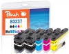 321186 - Peach Combi Pack Plus, compatibile con LC-3237 Brother