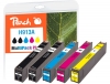 321397 - Peach Combi Pack Plus con chip compatibile con No. 913A, L0R95AE, F6T77AE, F6T78AE, F6T79AE HP