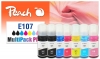 322074 - Peach Combi Pack Plus, compatible with No. 107, T09B1*2, T09B2, T09B3, T09B4, T09B5, T09B6 Epson